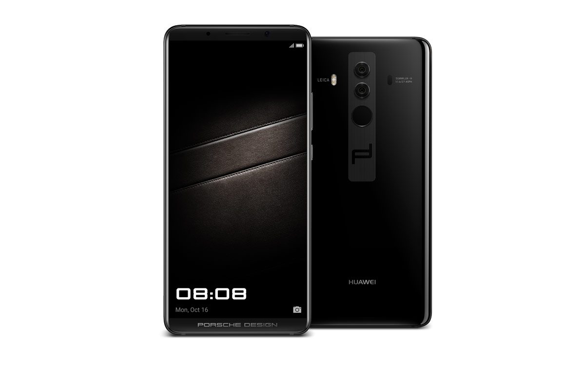 Le Huawei Mate 10 Porsche Design. Le Huawei Mate 10 Porsche Design.