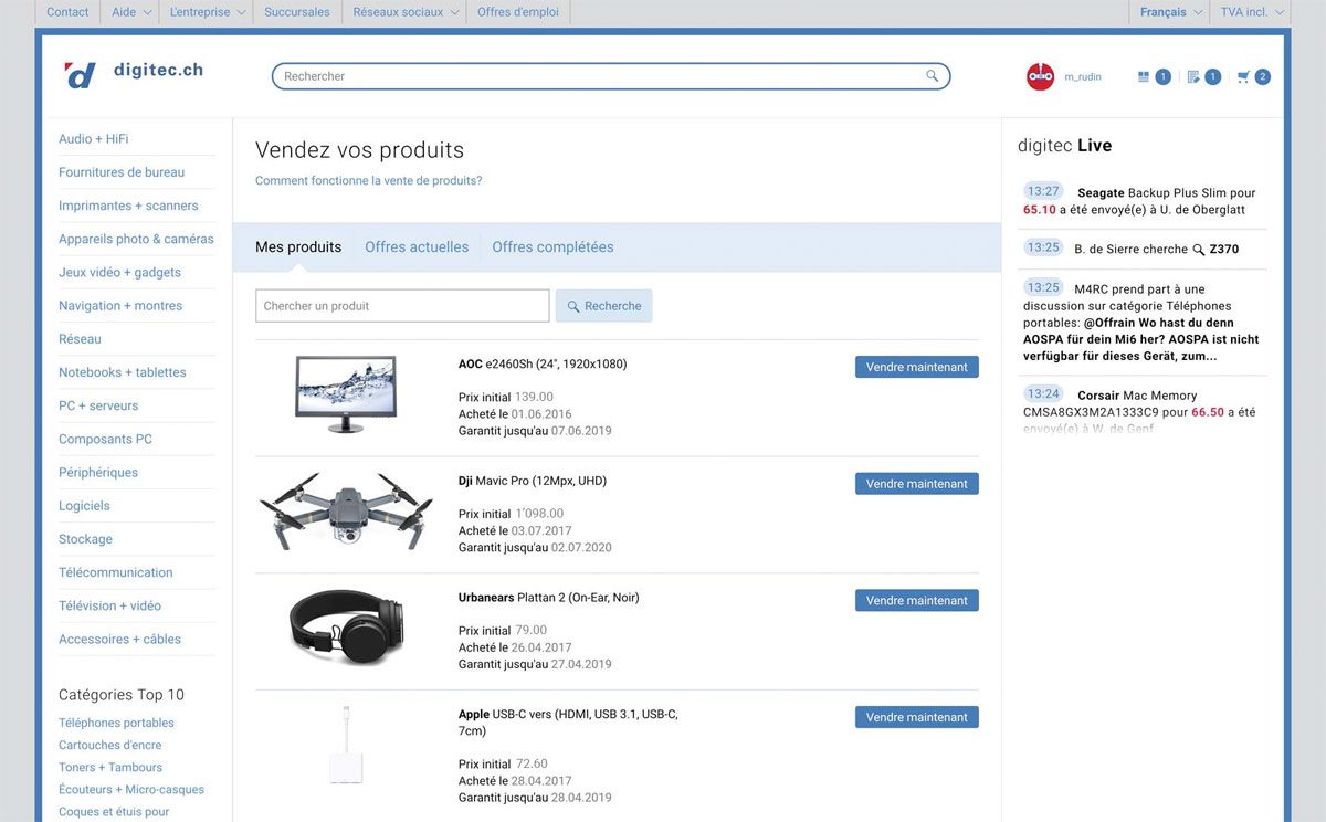Digitec innove en matière de durabilité.