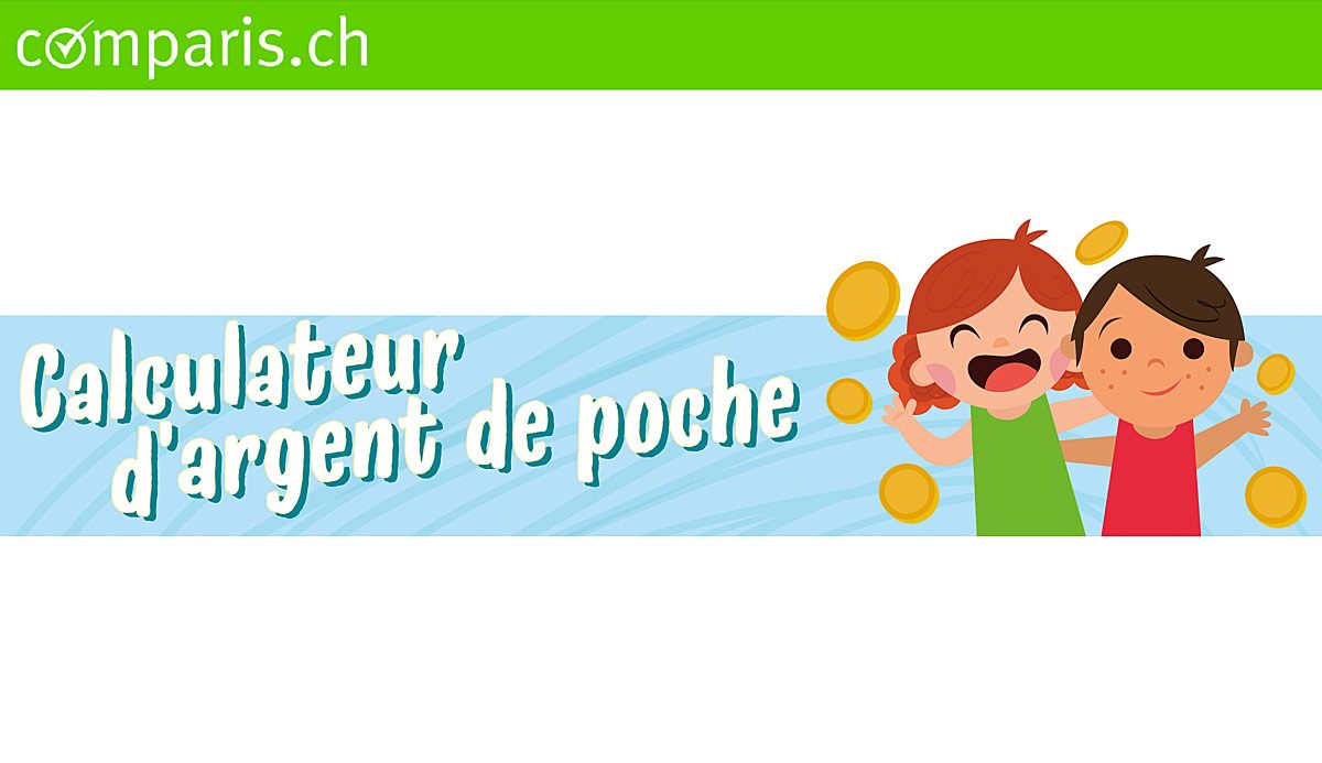 Comparis propose un calculateur d'argent de poche et autres frais. Comparis propose un calculateur d'argent de poche et autres frais.