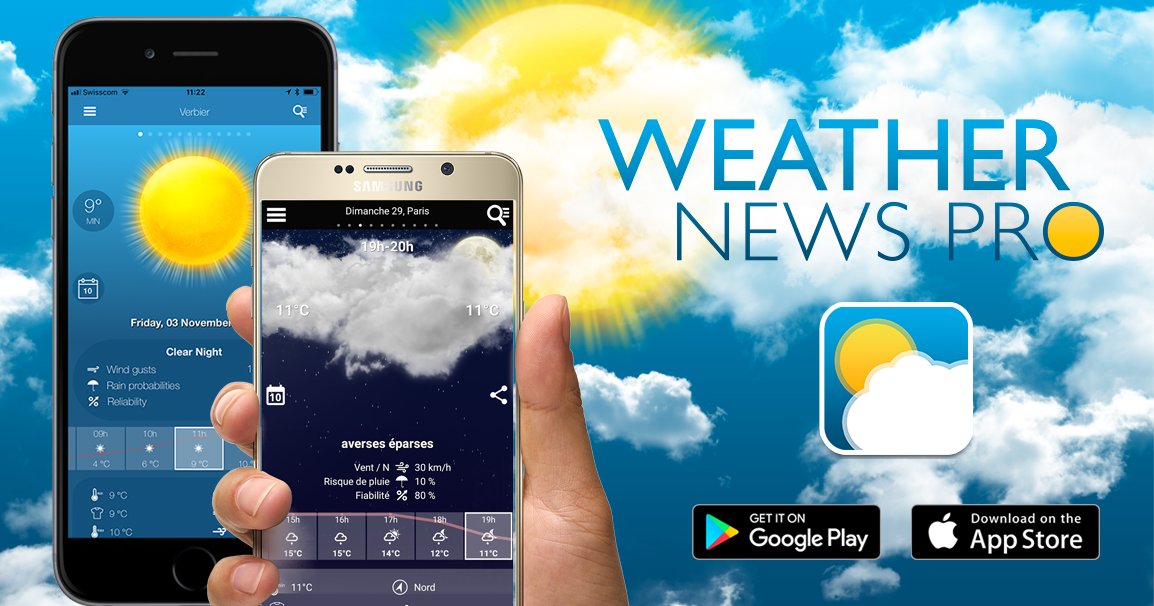 Weather News Pro d'ID Mobile. Weather News Pro d'ID Mobile.