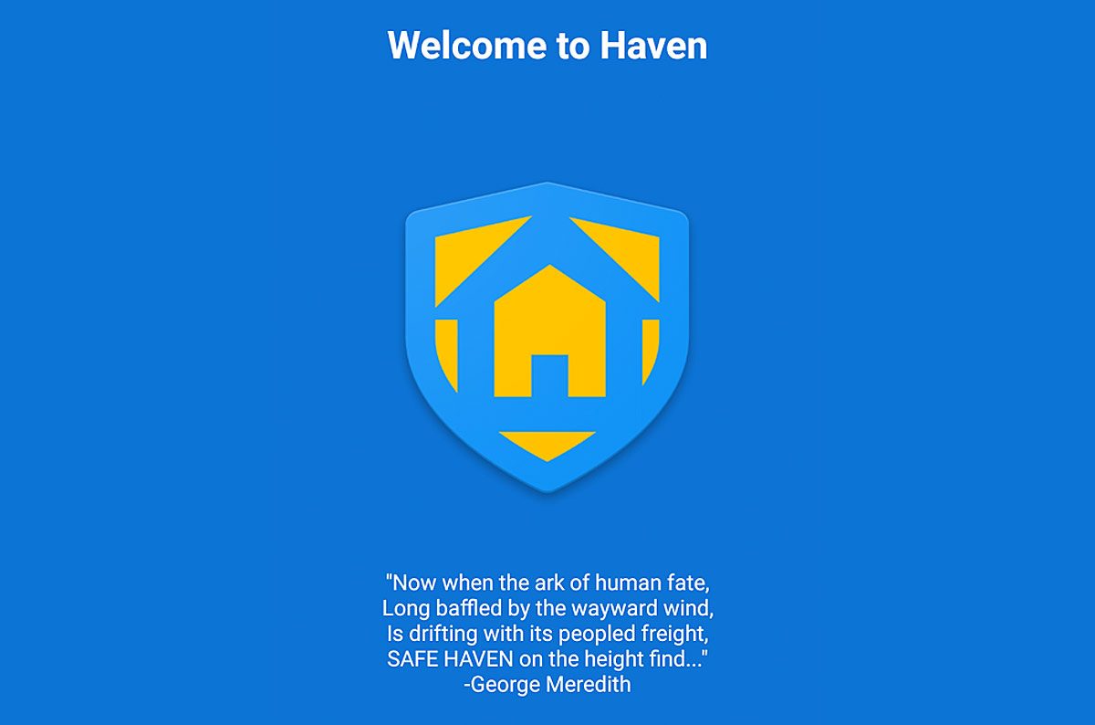 Haven: une application pour protéger votre vie privée.