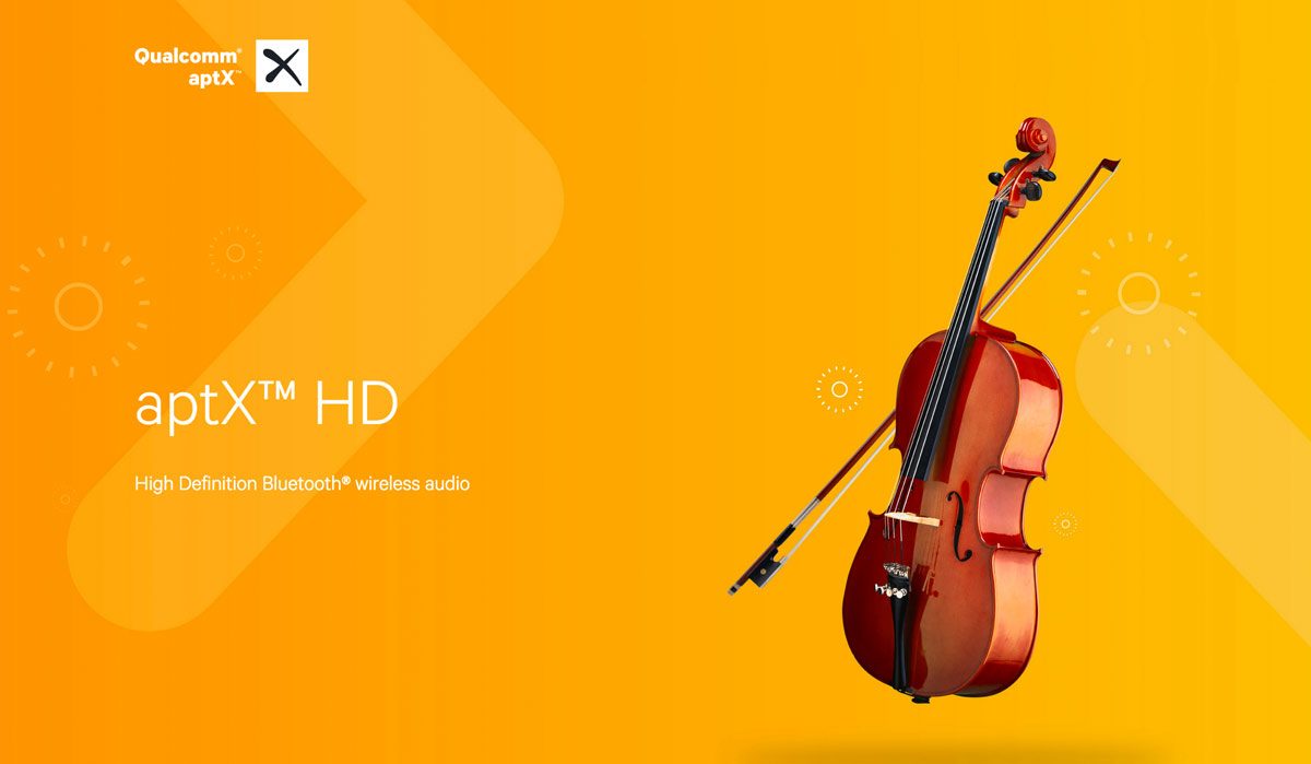Le codec aptX HD pour de la musique sans fil de de qualité en Bluetooth. Le codec aptX HD pour de la musique sans fil de de qualité en Bluetooth.