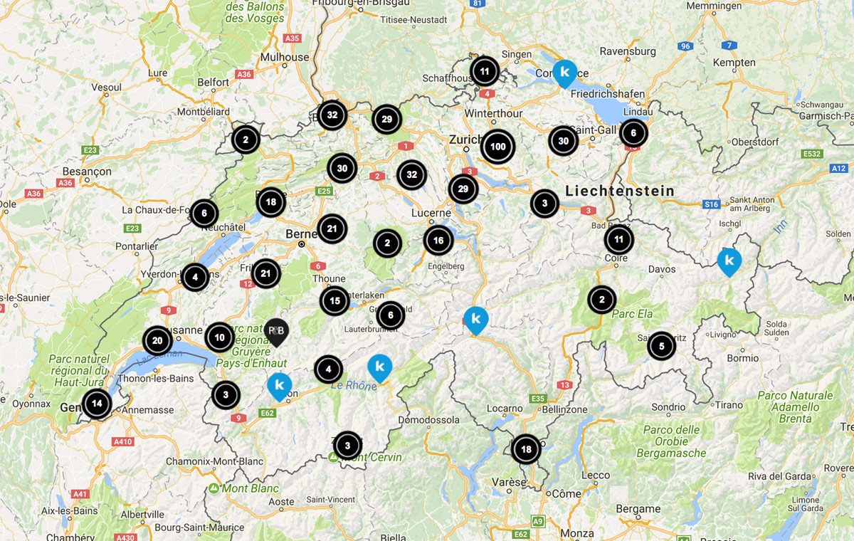 Le réseau Swisscom Easy Point. Le réseau Swisscom Easy Point.