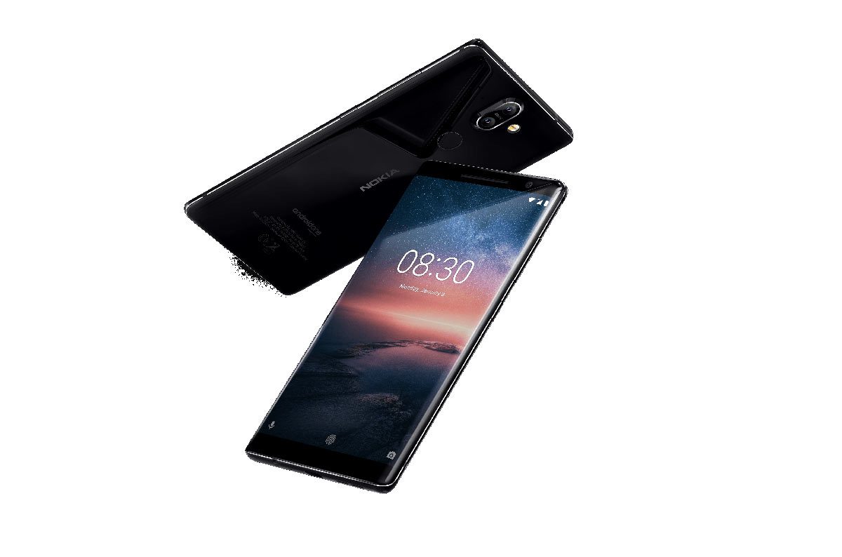 Le Nokia 8 Sirocco. Le Nokia 8 Sirocco.