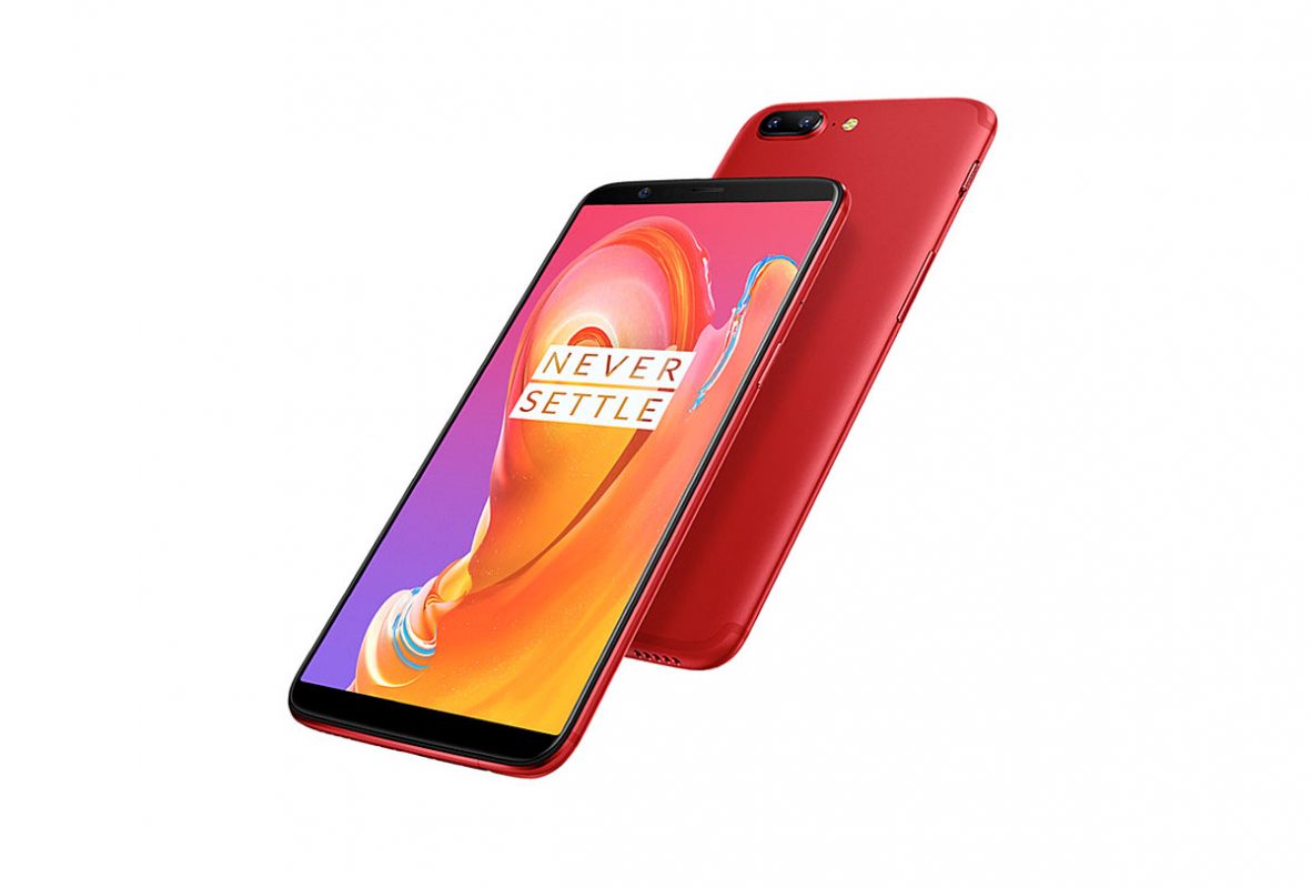 OnePlus 5 T Lava Red.