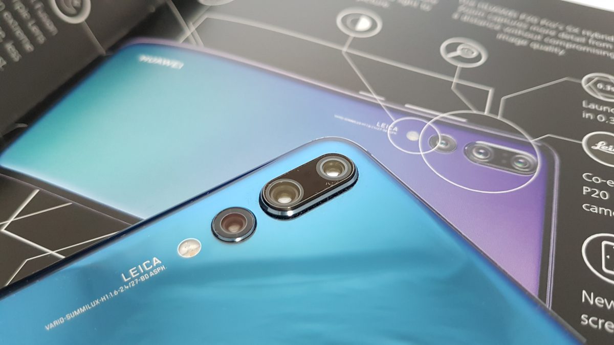 Le Huawei P20 Pro est taillé pour la photo: il possède quatre optiques signées Leica.