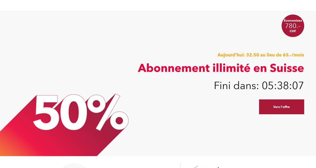 Sunrise a bradé pendant 24 heures son illimité en Suisse.
