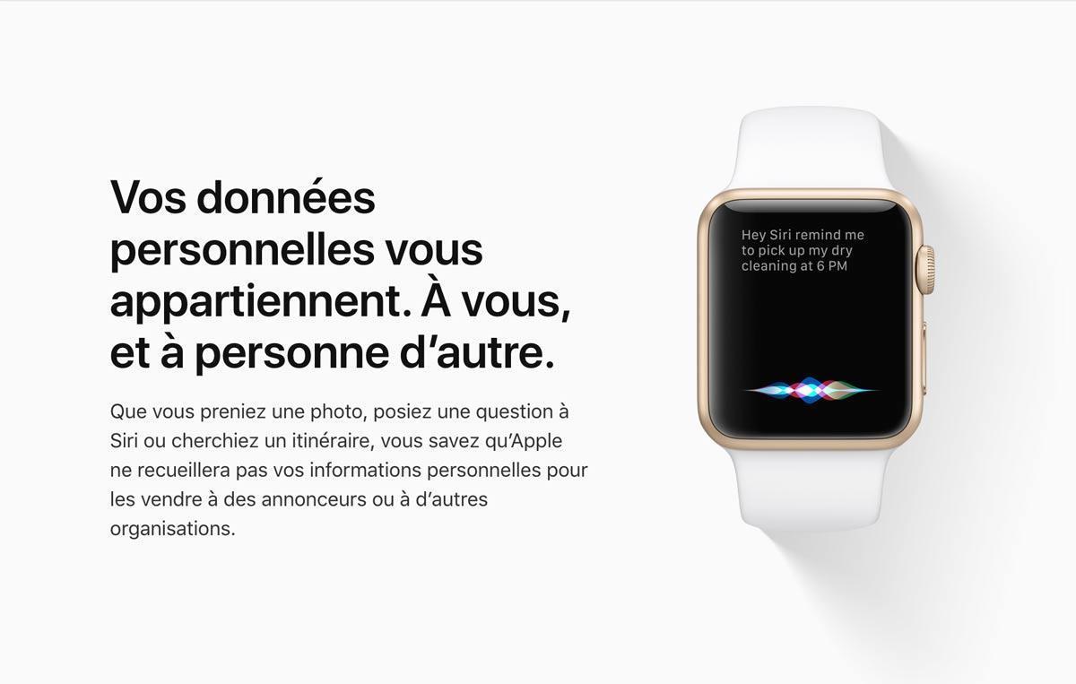 Protection des données: Apple adapte ses outils sur internet. Protection des données: Apple adapte ses outils sur internet.