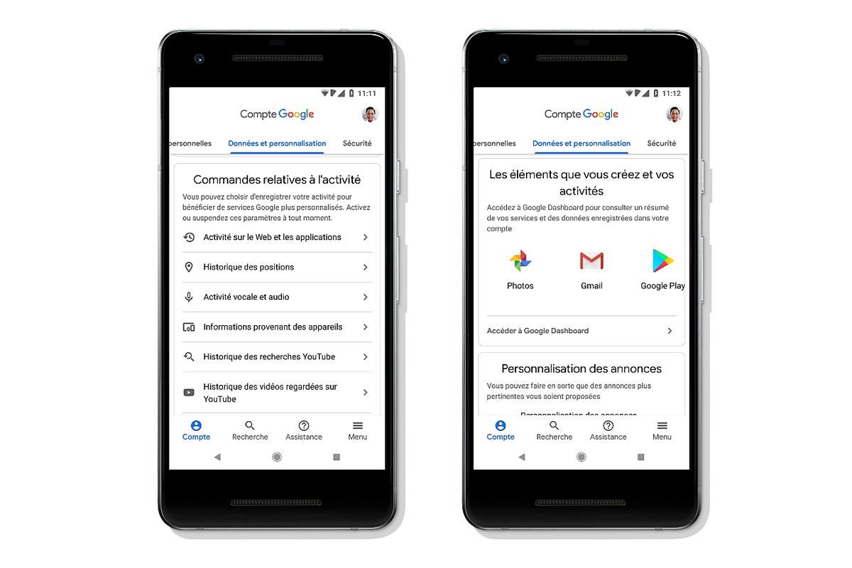 Le Compte Google fait peau neuve. Le Compte Google fait peau neuve.