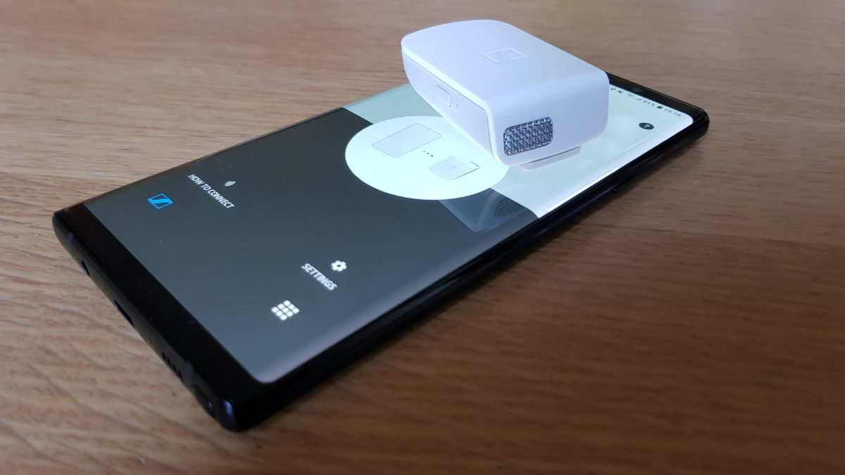 Le micro Bluetooth Sennheiser Memory Mic.