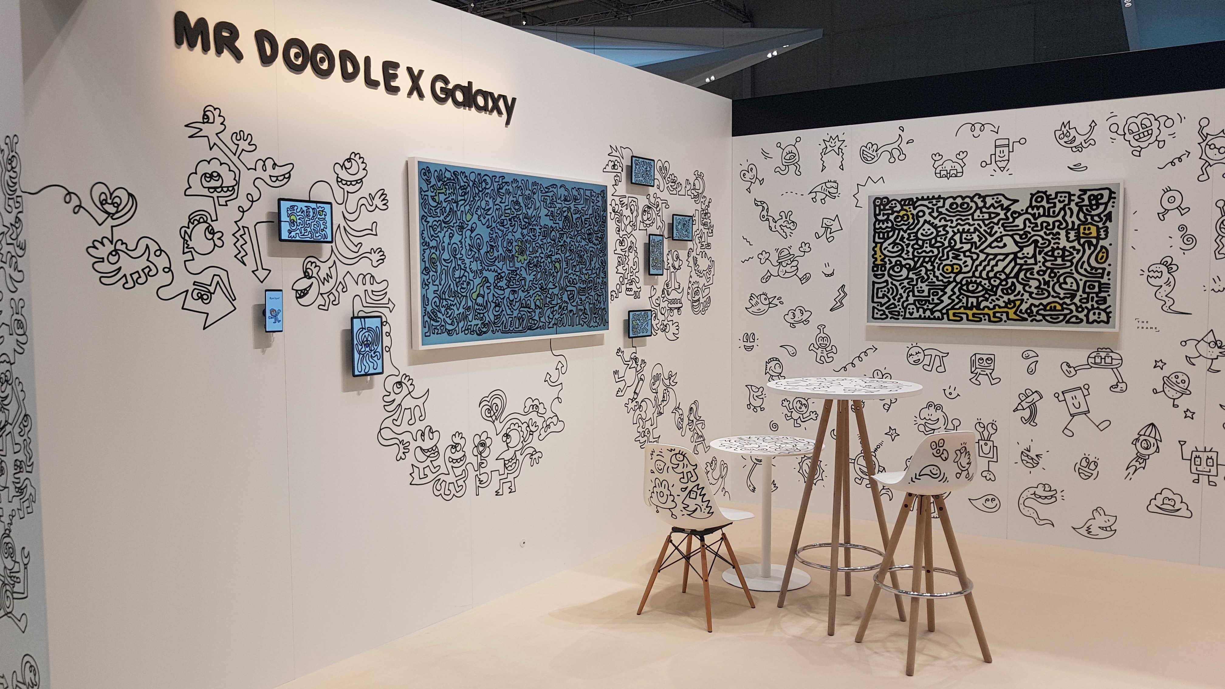 IFA 2018 de Berlin: Samsung très soucieux de décoration.