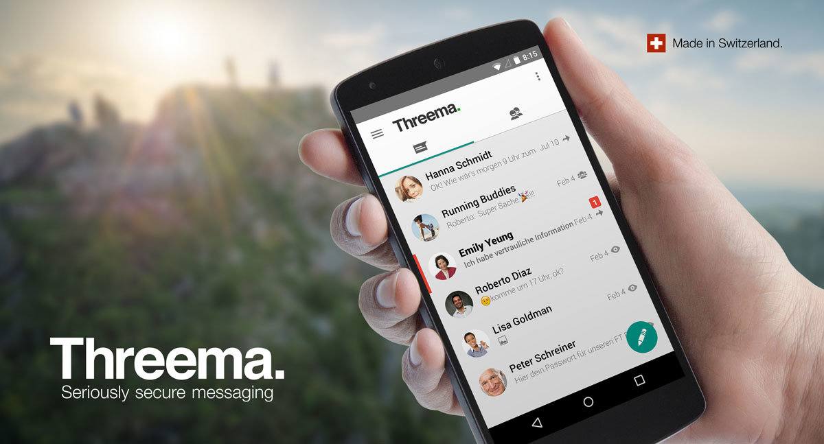 Threema: la copie suisse de WhatsApp. Threema: la copie suisse de WhatsApp.