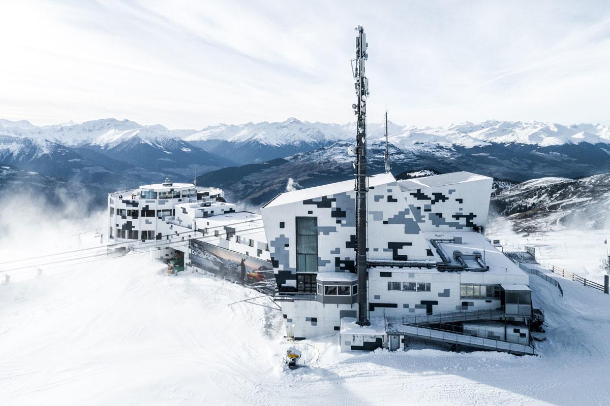 Une antenne 5G Sunrise UPC à Laax en 2018. Une antenne 5G Sunrise UPC à Laax en 2018.