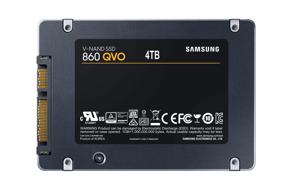 Avec sa série EVO 860 QVO, Samsung «réinvente» le SSD. Avec sa série EVO 860 QVO, Samsung «réinvente» le SSD.