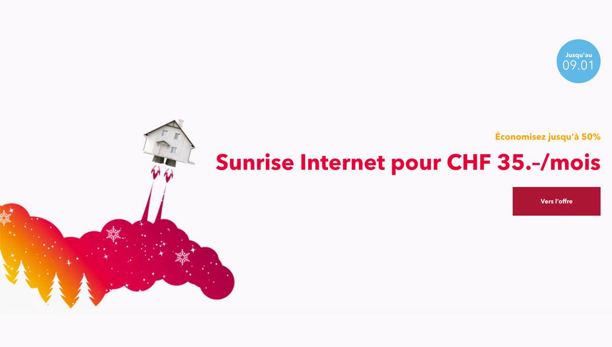 Avec ses promotions, Sunrise répond mollement à Salt. Avec ses promotions, Sunrise répond mollement à Salt.