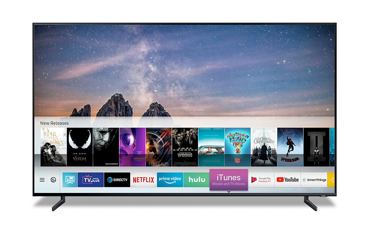 Samsung va proposer iTunes Movies et AirPlay 2 sur ses TV. Samsung va proposer iTunes Movies et AirPlay 2 sur ses TV.