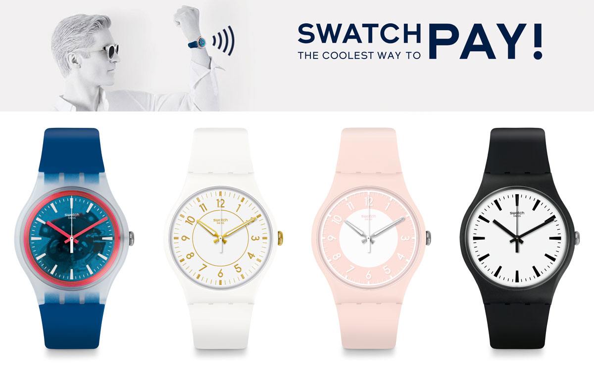 SwatchPay: après la Chine, la Suisse.