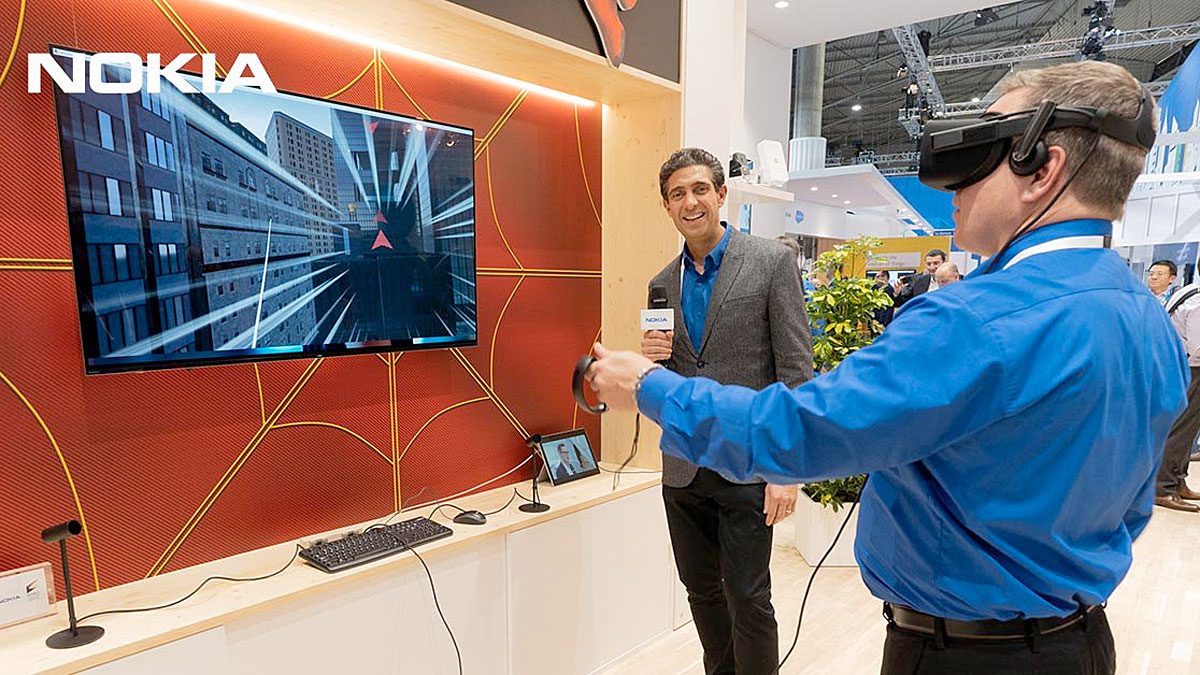 Nokia, Intel et Sony réunis autour de Spiderman au MWC 2019 de Barcelone. Nokia, Intel et Sony réunis autour de Spiderman au MWC 2019 de Barcelone.