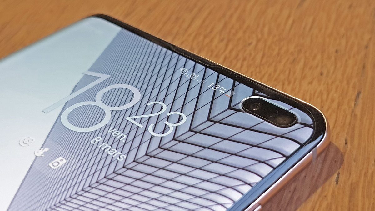 Le design original du Samsung Galaxy S10+.