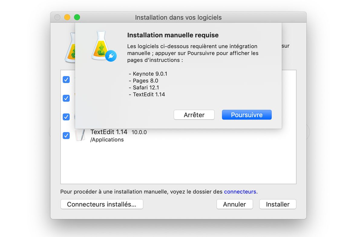 Antidote dans les produits Apple sur maOS Mojave: le parcours du combattant... Antidote dans les produits Apple sur maOS Mojave: le parcours du combattant...