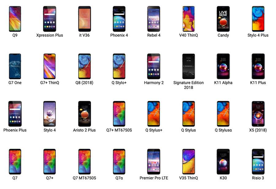 Les modèles de smartphones de LG présentent souvent des DAS plutôt bas.