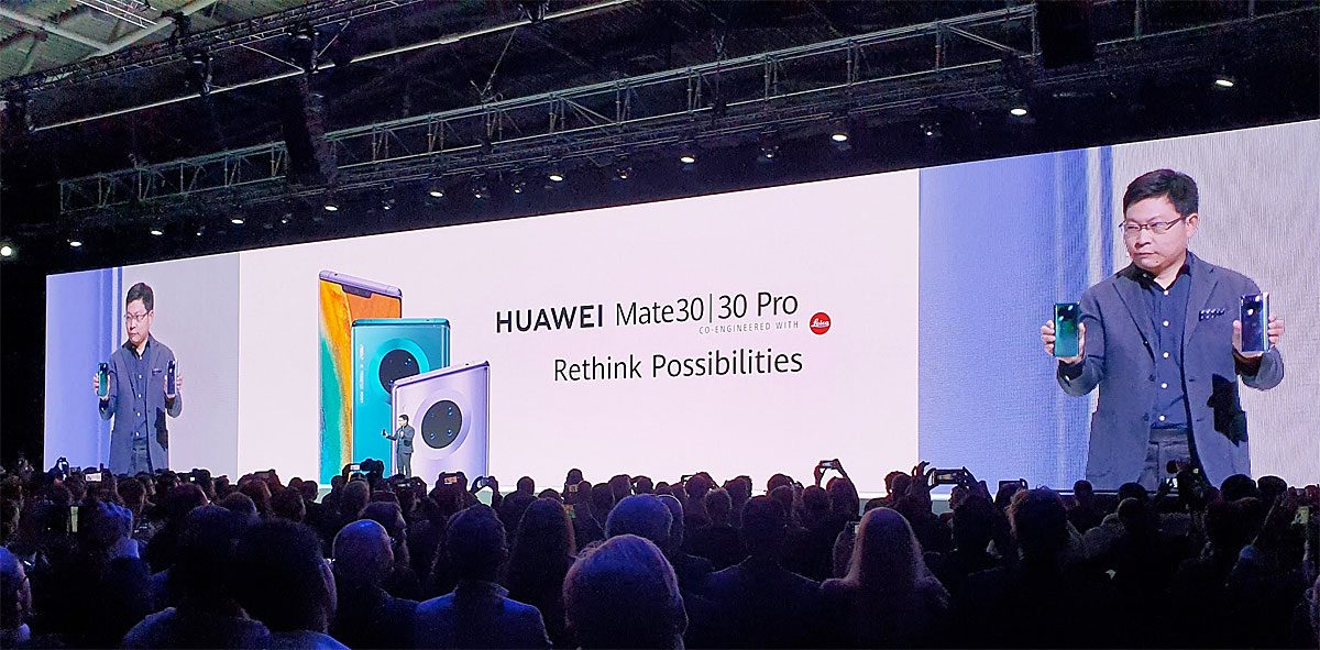 Hawei a lancé ses Mate 30 et Mate 30 Pro à Munich. Hawei a lancé ses Mate 30 et Mate 30 Pro à Munich.