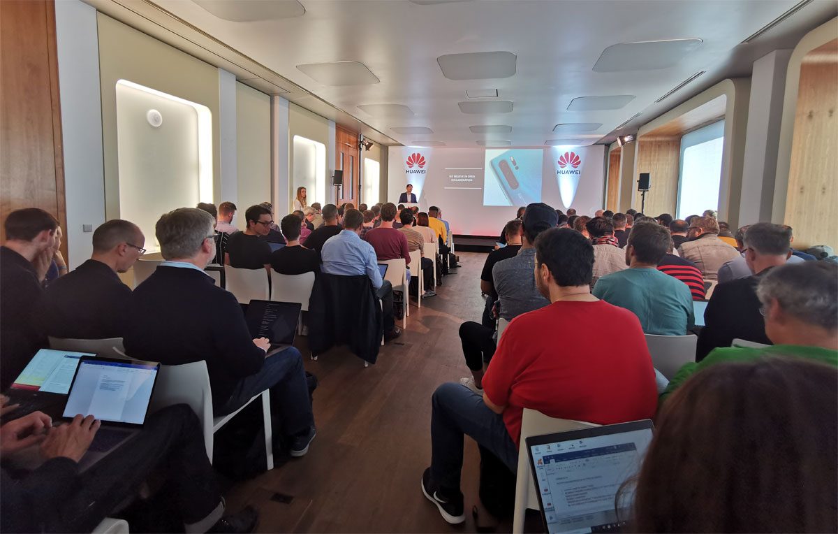 Le «pre-event» de Huawei à Munich, 19 septembre 2019. Le «pre-event» de Huawei à Munich, 19 septembre 2019.