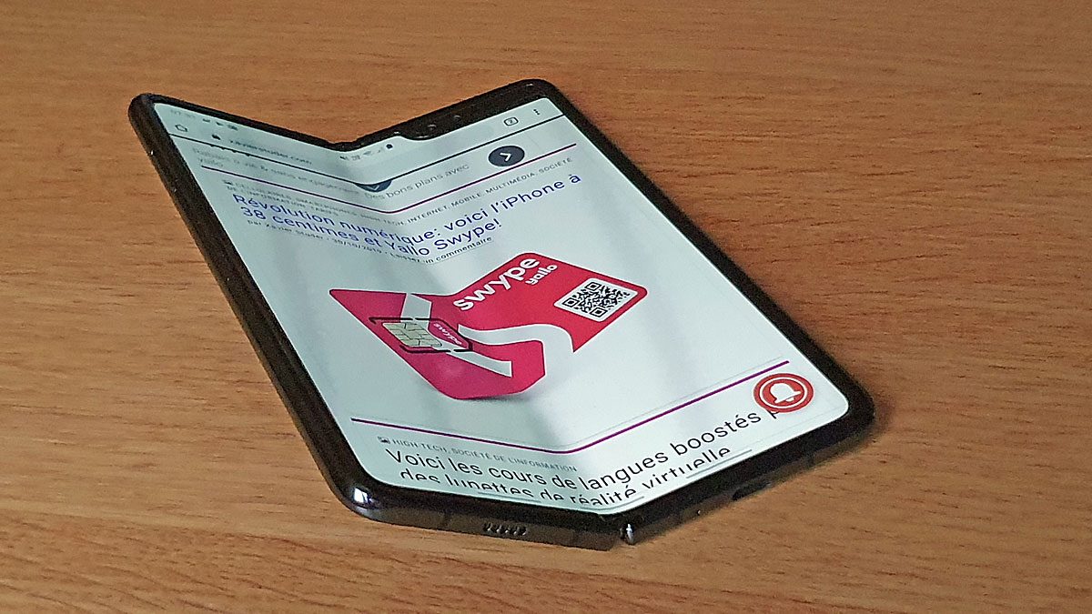 Le Samsung Galaxy Fold se négocie 2300 francs suisses sur internet.