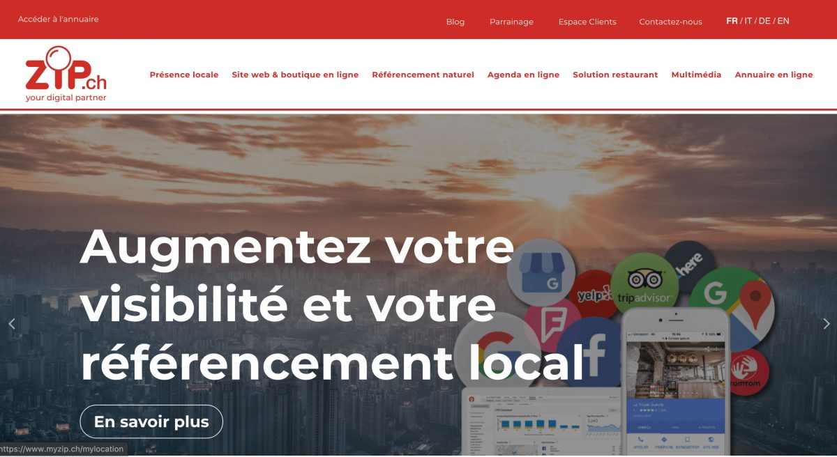 Zip.ch prend de plus en plus des airs de plaquette publicitaire... Le site internet Zip.ch prend de plus en plus des airs de plaquette publicitaire...