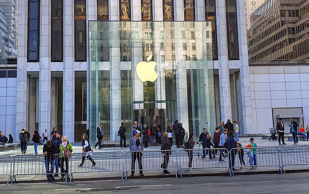 Le magasin d'Apple sur la 5e Avenue à New York.