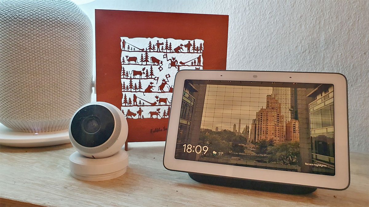 Google Nest Hub permet de piloter sa Logi Circle, son Sonos ou ses lampes Ikea.