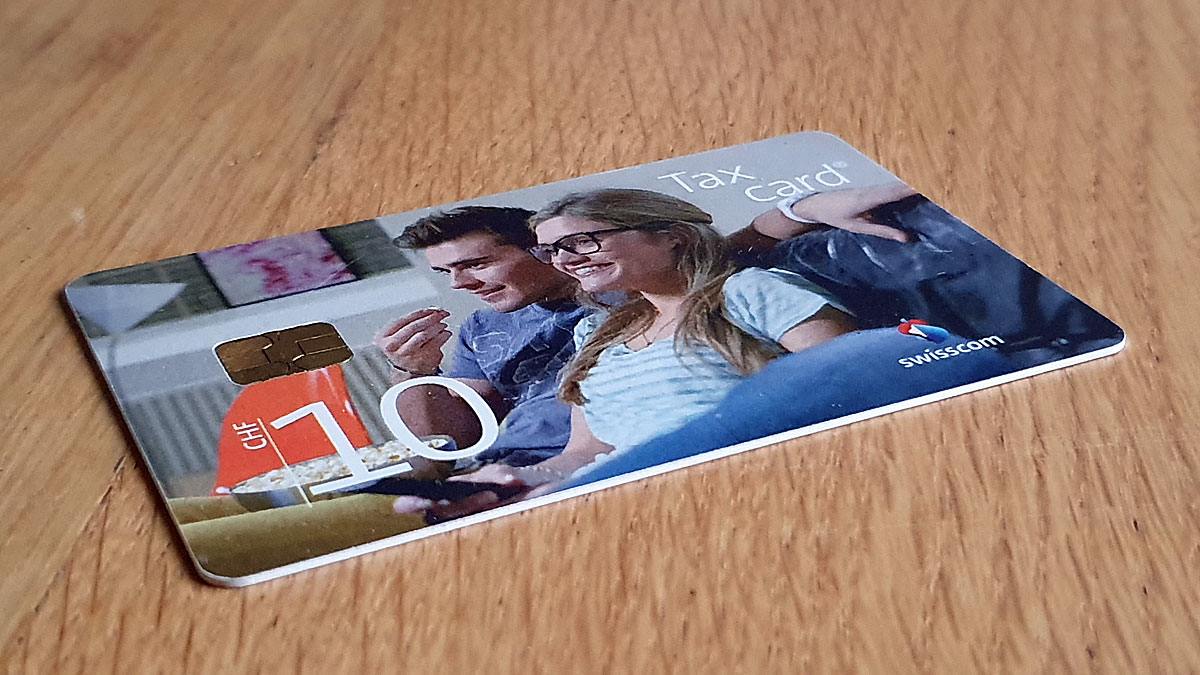 La Taxcard de Swisscom désormais obsolète. La Taxcard de Swisscom désormais obsolète.