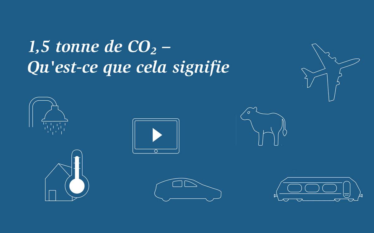 Que représente 1,5 tonne de CO2? Que représente 1,5 tonne de CO2?