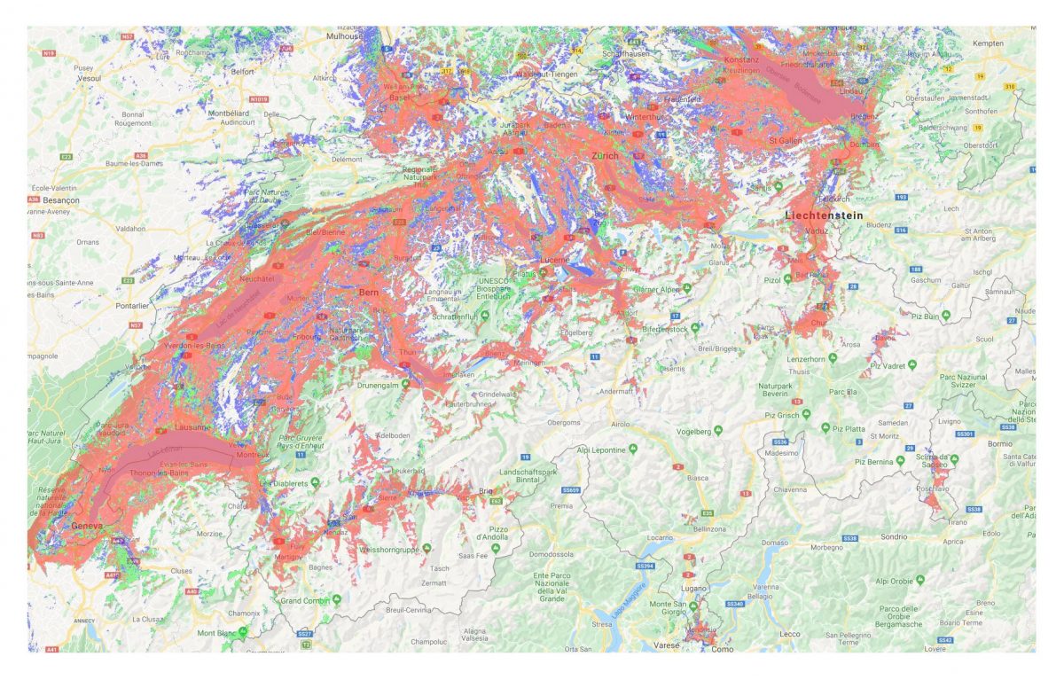 Le réseau Heliot basé sur Sigfox progresse vite en Suisse. Le réseau Heliot basé sur Sigfox progresse vite en Suisse.