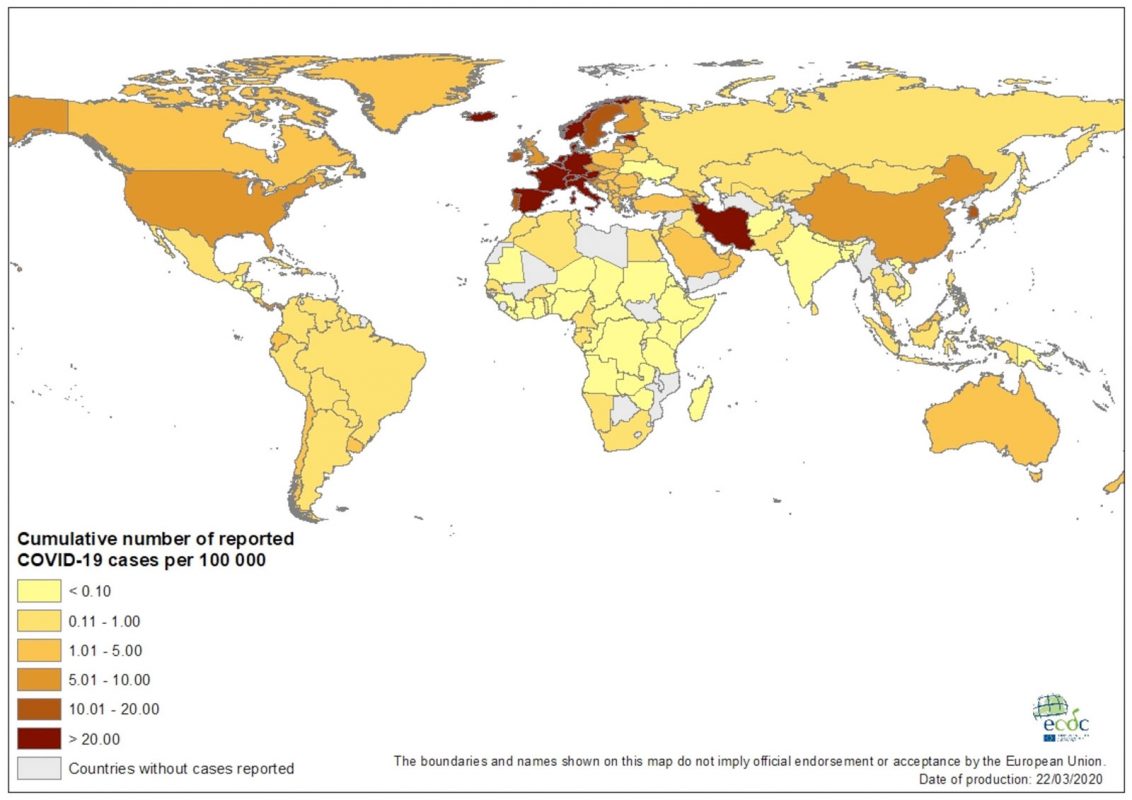 Le nombre de cas par 100'000 habitants. Le nombre de cas par 100'000 habitants.