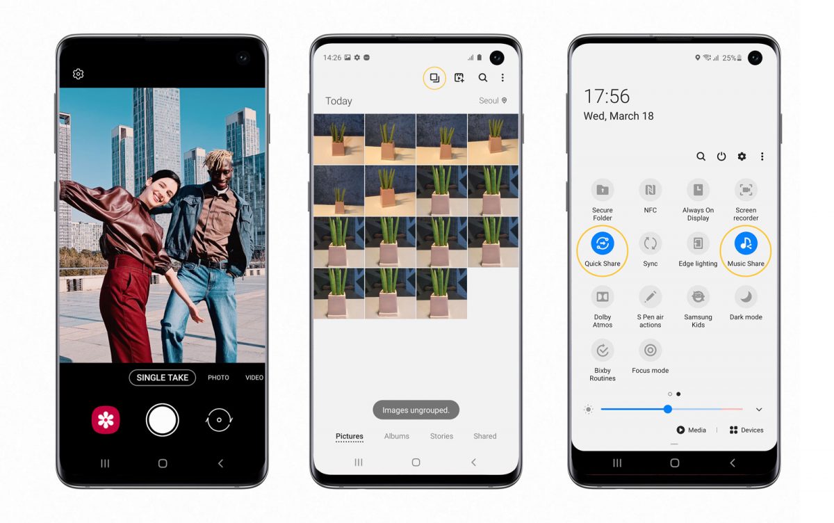 Nouvelles fonctionnalités pour le Samsung Galaxy S10. Nouvelles fonctionnalités pour le Samsung Galaxy S10.