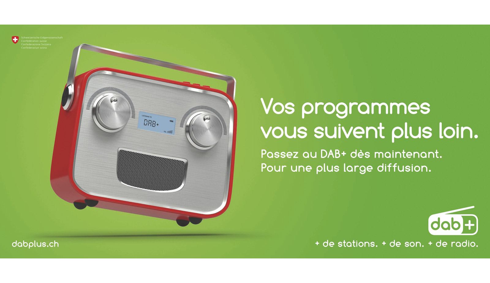 La campagne 2020 de l'OFCOM en faveur du DAB+. La campagne 2020 de l'OFCOM en faveur du DAB+.