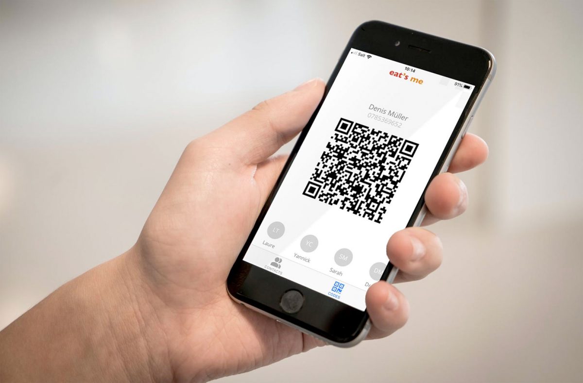L'application Eat's me pour se simplifier la vie au restaurant en période de COVID-19. L'application Eat's me pour se simplifier la vie au restaurant en période de COVID-19.