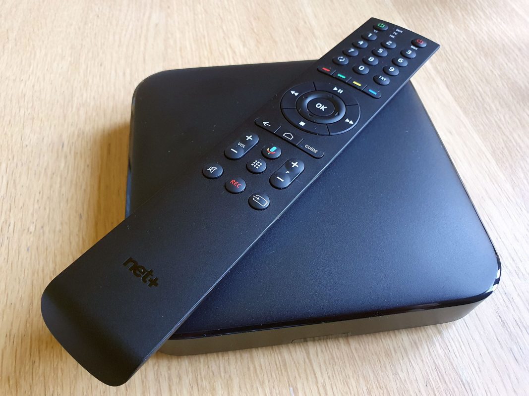 Le dernier boîtier TV de Net+ UHD associé à la puissance de l'Assistant Google.