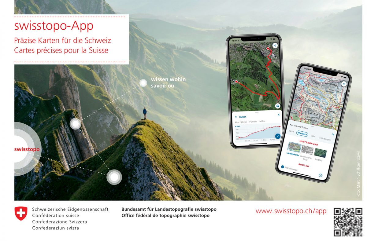 La nouvelle application Swisstopo est arrivée. La nouvelle application Swisstopo est arrivée.