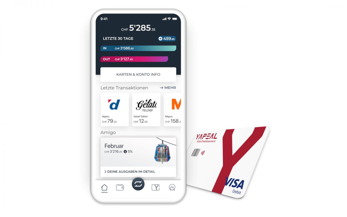 Yapeal avec Sunrise et Visa: l'avenir du compte bancaire? Yapeal avec Sunrise et Visa: l'avenir du compte bancaire?