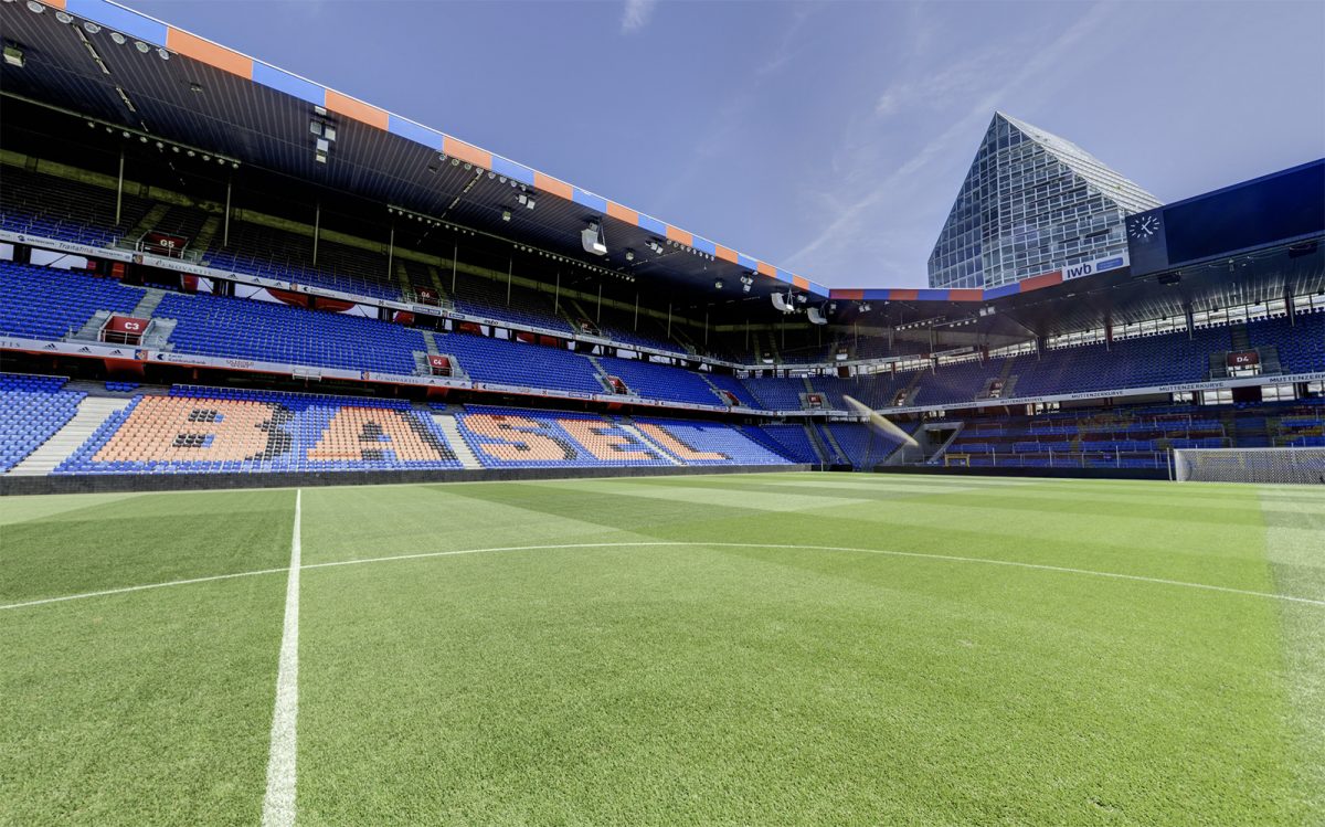 Le stade St-Jacques de Bâle se met au Wi-Fi 6, selon Huawei.