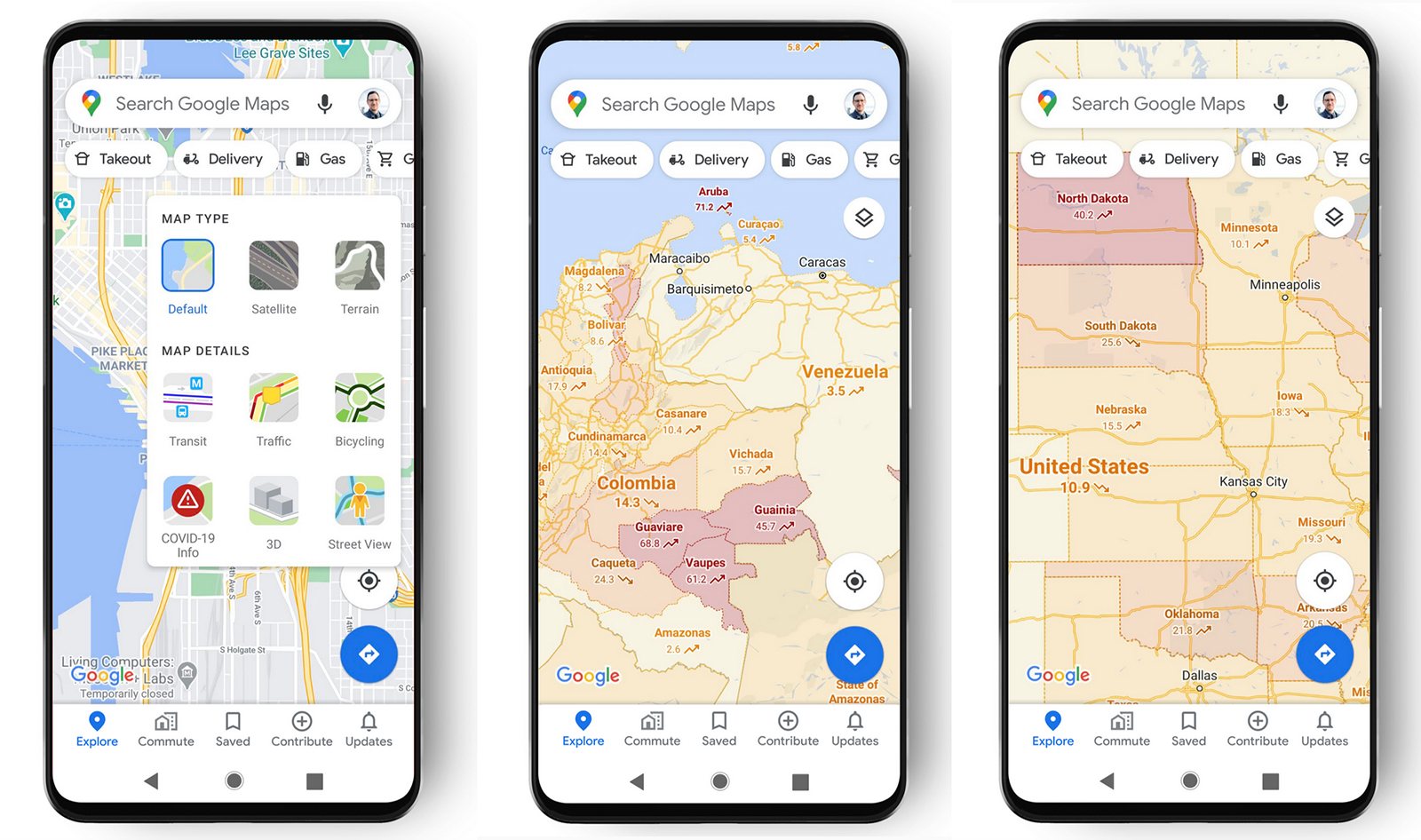 Des infos Covid-19 sur Google Maps. Des infos Covid-19 sur Google Maps.