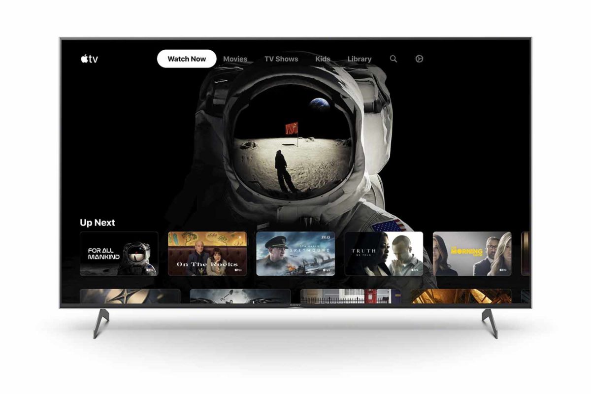 L'app. Apple TV est disponible sur la série Sony XH90. L'app. Apple TV est disponible sur la série Sony XH90.