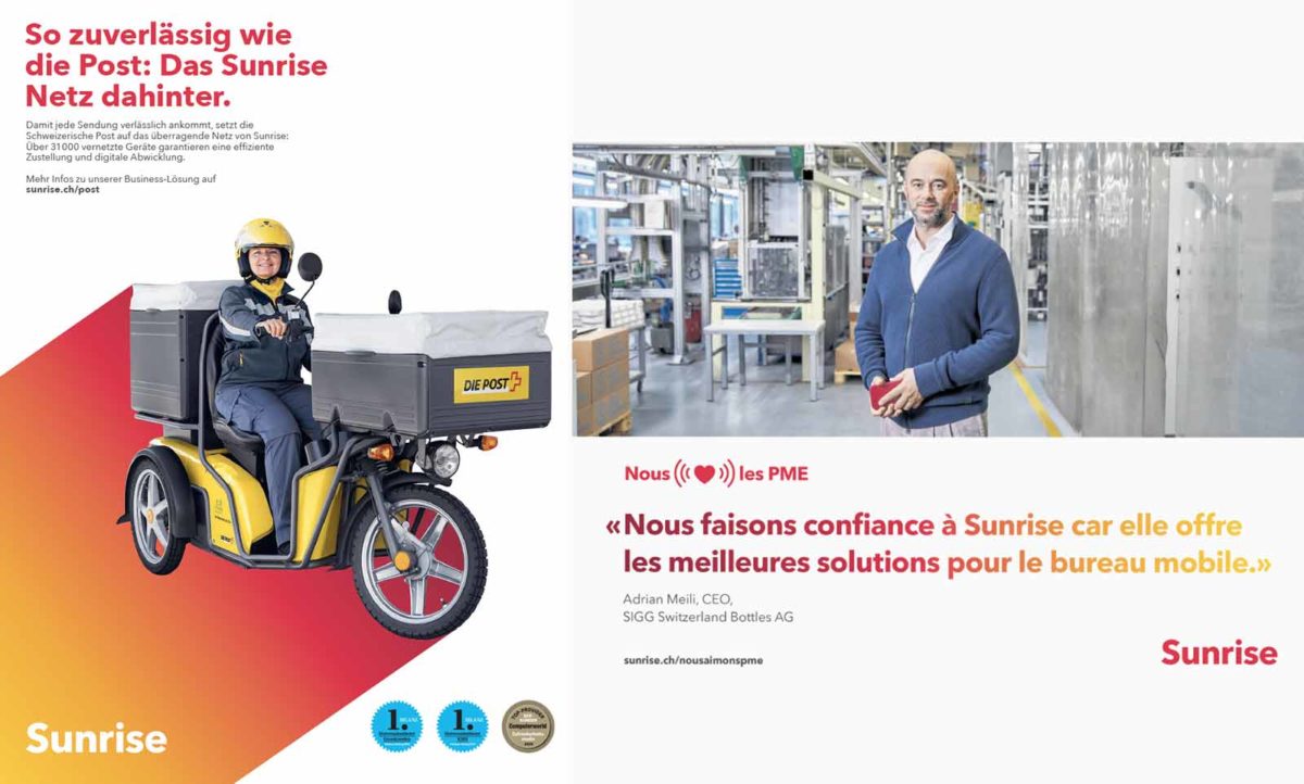 La dernière campagne d'image de Sunrise. La dernière campagne d'image de Sunrise.