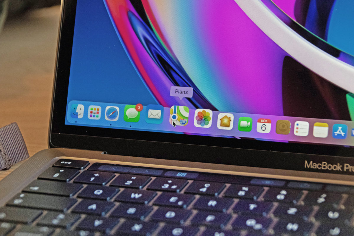 MacBook Pro 2020 avec Apple Silicon M1.