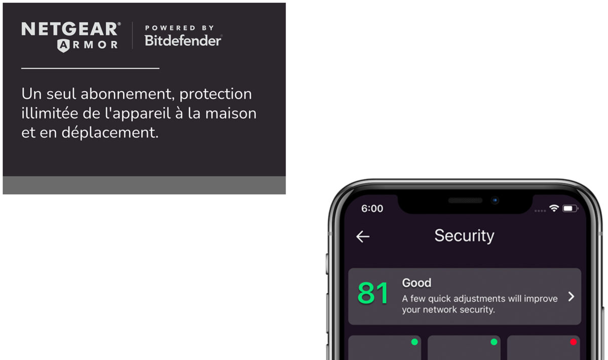 Netgear Armor pour protéger tous ses appareils connectés à la toile.