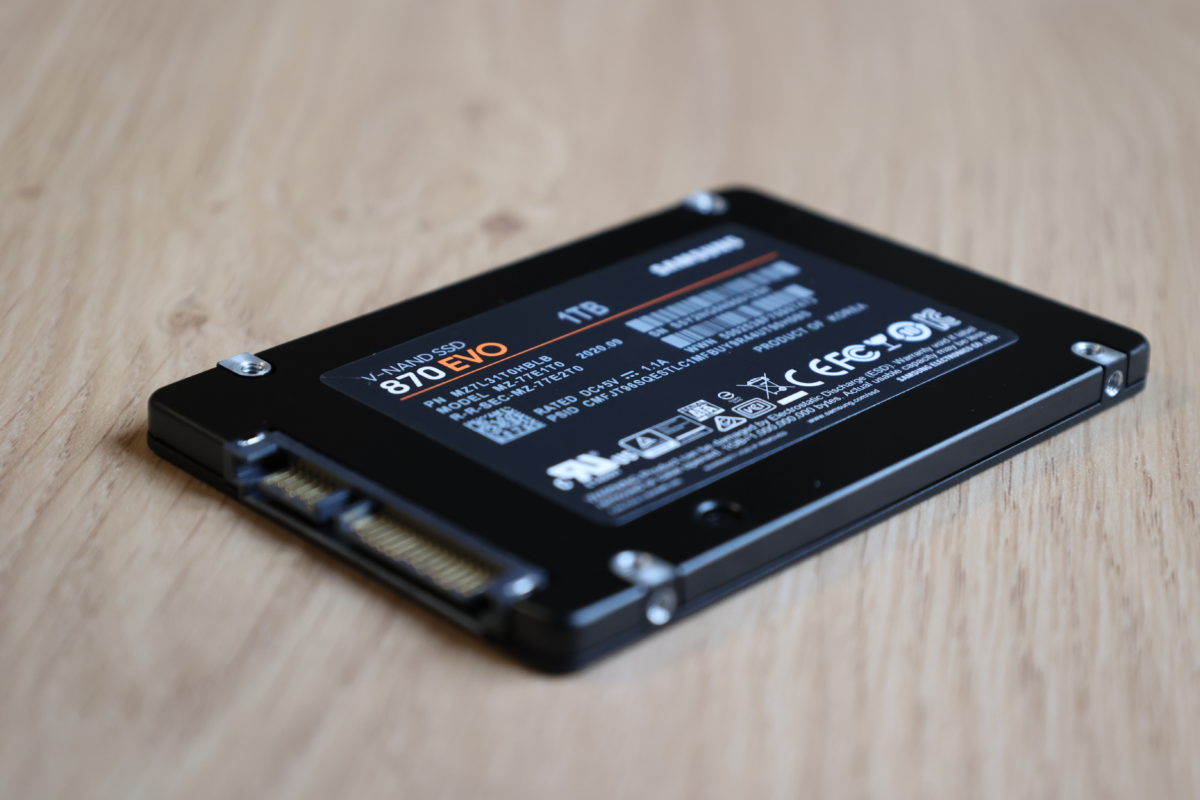 Le Samsung SSD 870 EVO en pleine migrtion. Le Samsung SSD 870 EVO: très fiable selon son concepteur.