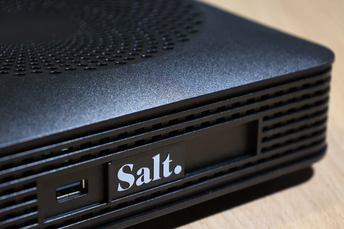 Salt Fibre box X6, Wi-Fi 6.