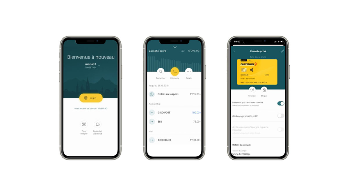 La nouvelle application PostFinance. La nouvelle application PostFinance.